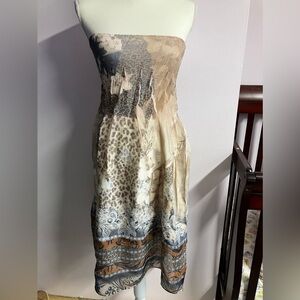 Women’s OS Strapless Dress, Earth Shades, by Lapis